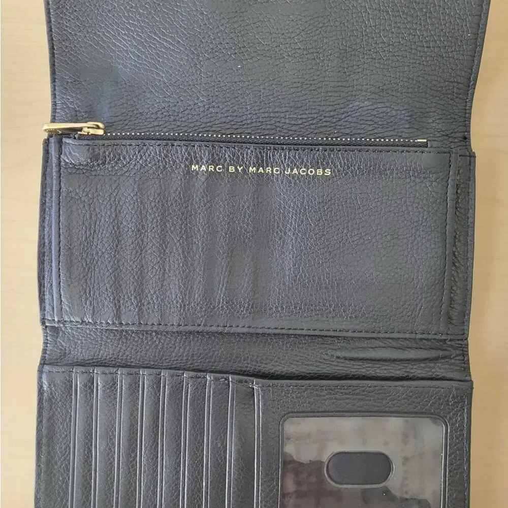 Marc by Marc Jacobs Black Leather Wallet